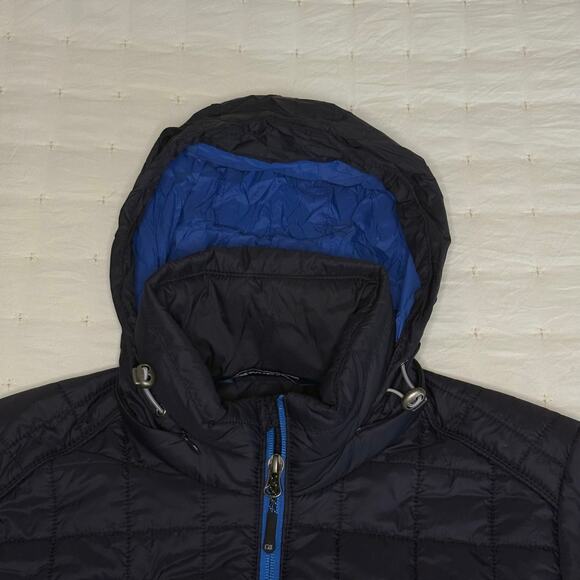 Cutter & Buck Rainier Packable Jacket Women's L | Navy Blue | w/ Corp Logo - Picture 10 of 16